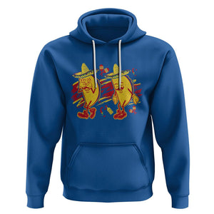 Funny Cinco De Mayo Hoodie Taco Griddy Dance Cinco de Mayo Dancing Tacos Sombrero TS02 Royal Blue Printyourwear