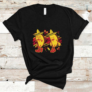 Funny Cinco De Mayo T Shirt Taco Griddy Dance Cinco de Mayo Dancing Tacos Sombrero TS02 Black Printyourwear