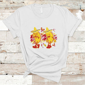 Funny Cinco De Mayo T Shirt Taco Griddy Dance Cinco de Mayo Dancing Tacos Sombrero TS02 White Printyourwear