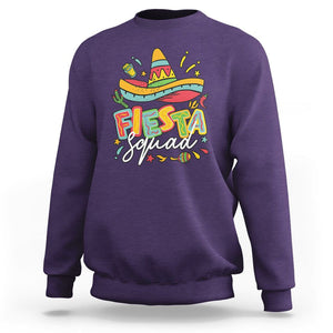Funny Cinco De Mayo Sweatshirt Cinco De Mayo Fiesta Squad Mexican Party Cinco De Mayo Party TS02 Purple Printyourwear