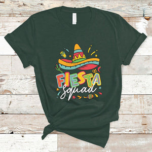 Funny Cinco De Mayo T Shirt Cinco De Mayo Fiesta Squad Mexican Party Cinco De Mayo Party TS02 Dark Forest Green Printyourwear