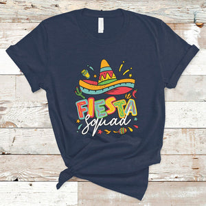 Funny Cinco De Mayo T Shirt Cinco De Mayo Fiesta Squad Mexican Party Cinco De Mayo Party TS02 Navy Printyourwear