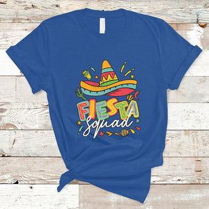 Funny Cinco De Mayo T Shirt Cinco De Mayo Fiesta Squad Mexican Party Cinco De Mayo Party TS02 Royal Blue Printyourwear