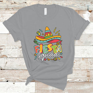 Funny Cinco De Mayo T Shirt Cinco De Mayo Fiesta Squad Mexican Party Cinco De Mayo Party TS02 Sport Gray Printyourwear