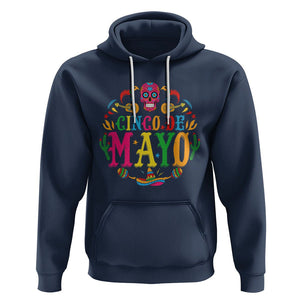 Funny Cinco De Mayo Hoodie Cinco De Mayo Mexican Fiesta 5 De Mayo Mexican Sugar Skull TS02 Navy Printyourwear