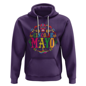 Funny Cinco De Mayo Hoodie Cinco De Mayo Mexican Fiesta 5 De Mayo Mexican Sugar Skull TS02 Purple Printyourwear