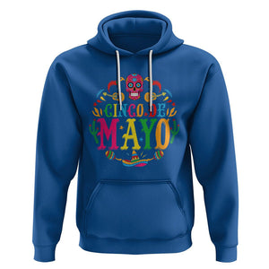 Funny Cinco De Mayo Hoodie Cinco De Mayo Mexican Fiesta 5 De Mayo Mexican Sugar Skull TS02 Royal Blue Printyourwear