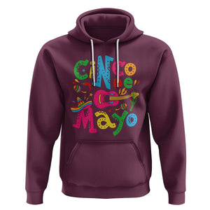 Funny Cinco De Mayo Hoodie Cinco De Mayo Mexican Fiesta 5 De Mayo Latina Mexican Party TS02 Maroon Printyourwear