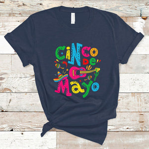 Funny Cinco De Mayo T Shirt Cinco De Mayo Mexican Fiesta 5 De Mayo Latina Mexican Party TS02 Navy Printyourwear