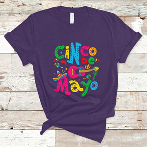 Funny Cinco De Mayo T Shirt Cinco De Mayo Mexican Fiesta 5 De Mayo Latina Mexican Party TS02 Purple Printyourwear