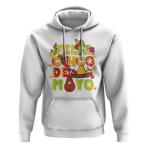 Funny Cinco De Mayo Hoodie Feliz Cinco De Mayo Mexican Fiesta Happy 5 De Mayo Party TS02 White Printyourwear