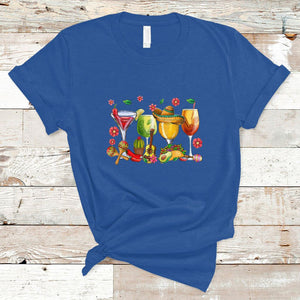 Funny Cinco De Mayo T Shirt Cinco De Mayo Mexico Wine Tequila Mexican Fiesta Party TS02 Royal Blue Printyourwear