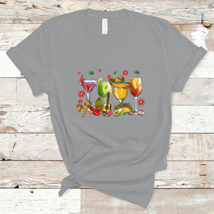 Funny Cinco De Mayo T Shirt Cinco De Mayo Mexico Wine Tequila Mexican Fiesta Party TS02 Sport Gray Printyourwear