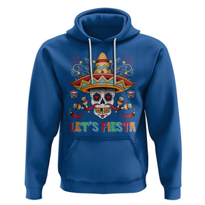 Funny Cinco De Mayo Hoodie Cinco De Mayo Let's Fiesta Mexican Sugar Skull Mexican Party TS02 Royal Blue Printyourwear