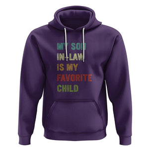 Son In Law Hoodie My Son In Law Is My Favorite Child Funny Family Humor TS02 Purple Printyourwear