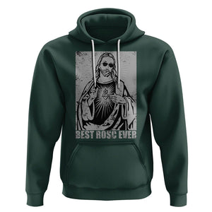 Funny Jesus Hoodie Funny Jesus Best ROSC Ever CPR Nurse Nursing Doctor Surgeon TS02 Dark Forest Green Printyourwear