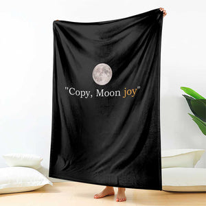Copy Moon Joy Space Minimalist Throw Blanket 2026 Lunar Mission Success TS02 Print Your Wear