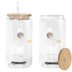 Copy Moon Joy Space Minimalist Glass Can 2026 Lunar Mission Success TS02 Print Your Wear