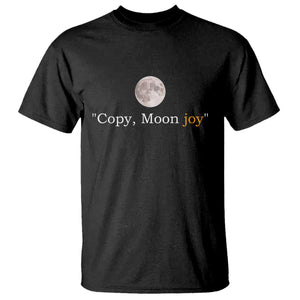 Copy Moon Joy Space Minimalist T Shirt - 2026 Lunar Mission Success TS02 Black Print Your Wear