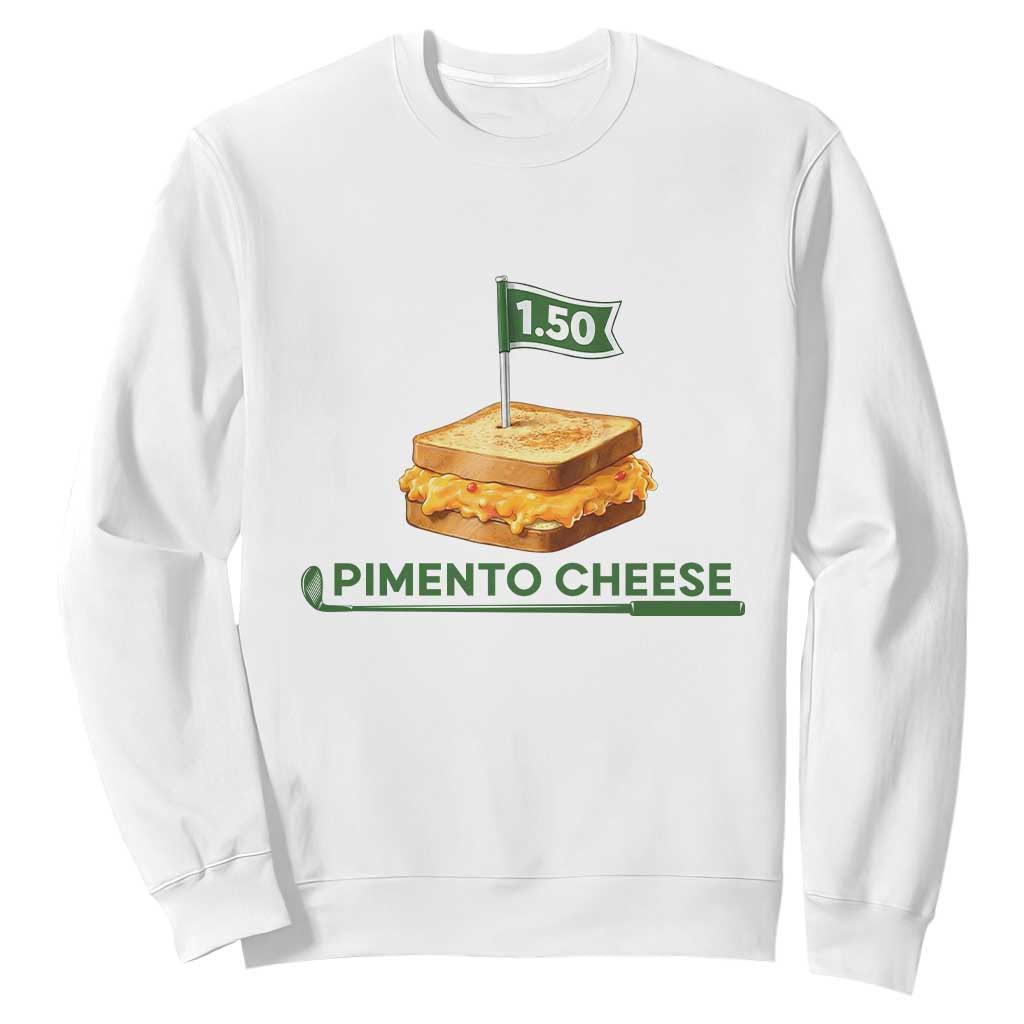 Legendary Pimento Cheese Sandwich Golf Snack Sweatshirt Funny Georgia Southern Golfing Traditions Fan Humor TS02 White Print Your Wear