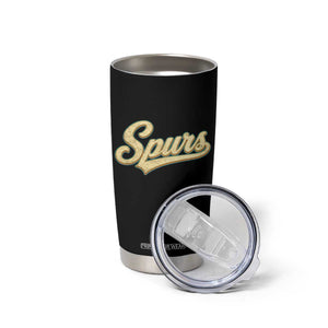 Vintage Spurs Name Script Tumbler Cup for Sports Fan TS02 Print Your Wear