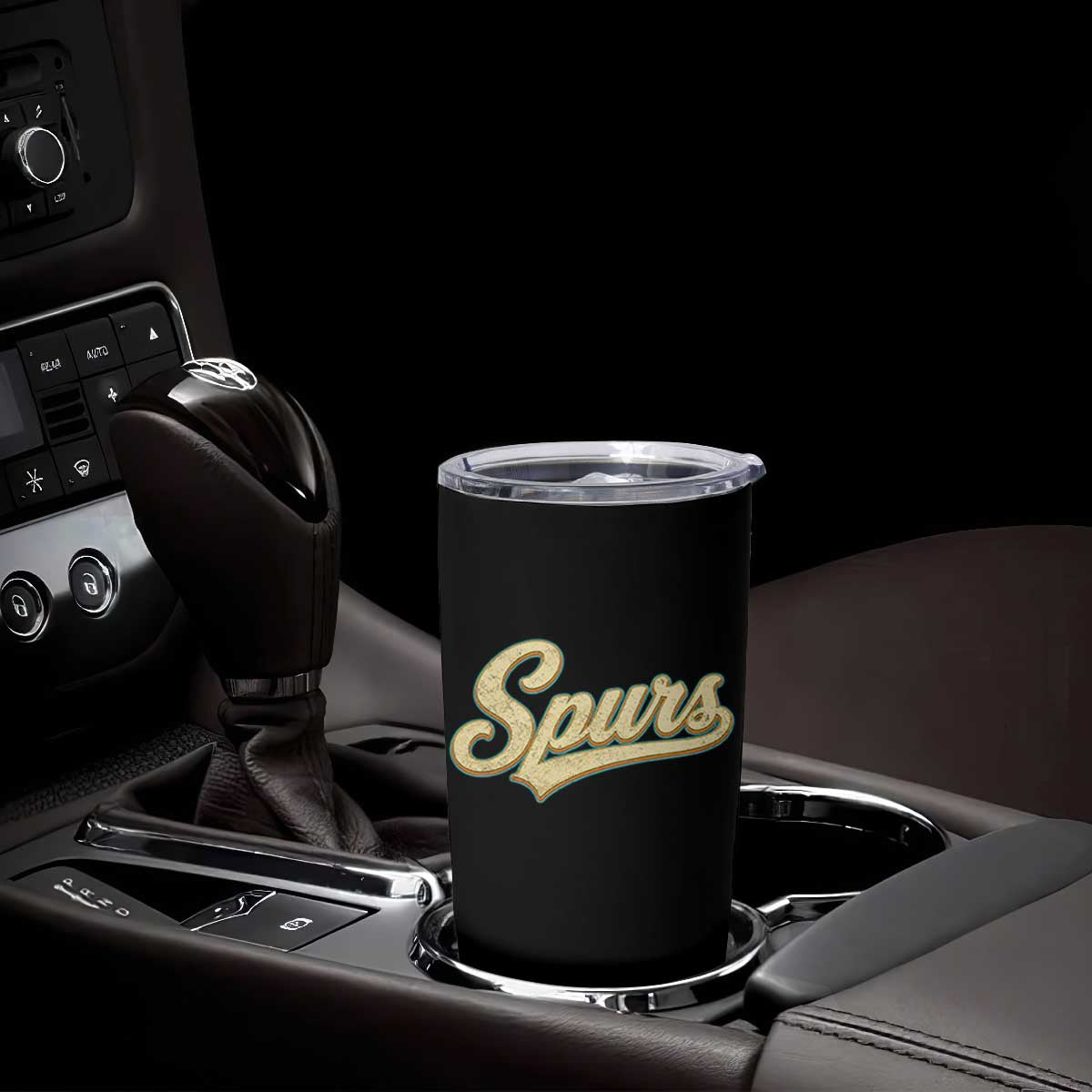 Vintage Spurs Name Script Tumbler Cup for Sports Fan TS02 Print Your Wear