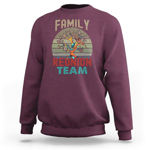 Family Reunion Sweatshirt Family Reunion Team TS02 Maroon Printyourwear