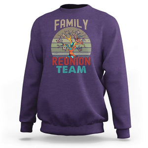 Family Reunion Sweatshirt Family Reunion Team TS02 Purple Printyourwear