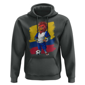 Colombia Football Hoodie Eagle Mascot Colombian Flag TS02 Dark Heather Print Your Wear