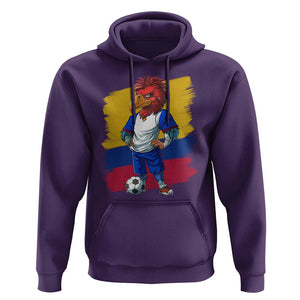 Colombia Football Hoodie Eagle Mascot Colombian Flag TS02 Purple Print Your Wear