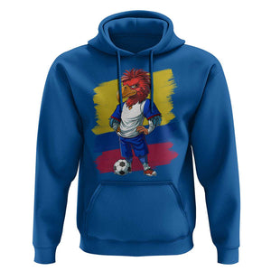 Colombia Football Hoodie Eagle Mascot Colombian Flag TS02 Royal Blue Print Your Wear