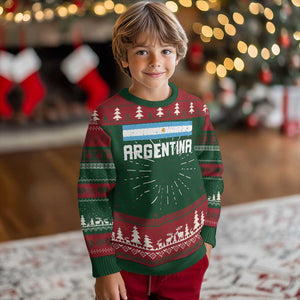 Argentina Ugly Christmas Sweater ARG Throwback Retro Vintage Argentine Flag TS02 Christmas Print Your Wear