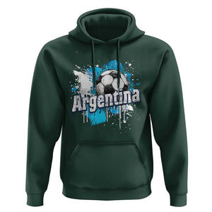 Argentina Football Hoodie Argentine Flag Ftbol Lover TS02 Dark Forest Green Print Your Wear