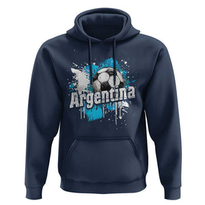 Argentina Football Hoodie Argentine Flag Ftbol Lover TS02 Navy Print Your Wear