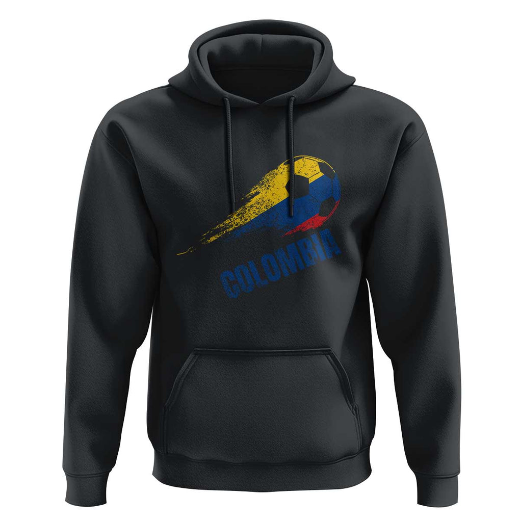 Colombia Football Hoodie Colombian Flag Futbol Soccer Lover TS02 Black Print Your Wear