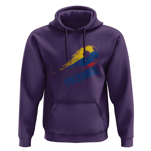 Colombia Football Hoodie Colombian Flag Futbol Soccer Lover TS02 Purple Print Your Wear