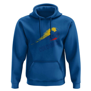 Colombia Football Hoodie Colombian Flag Futbol Soccer Lover TS02 Royal Blue Print Your Wear