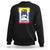 Colombia Football Sweatshirt Colombian Messy Bun Futbol Lover Bleached TS02 Black Print Your Wear