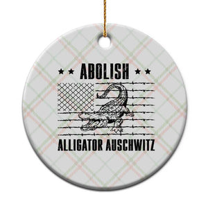 Abolish Alligator Prison Ceramic Ornament Stop Alcatraz Sace Everglades TS02 1pc Christmas Plaid Print Your Wear