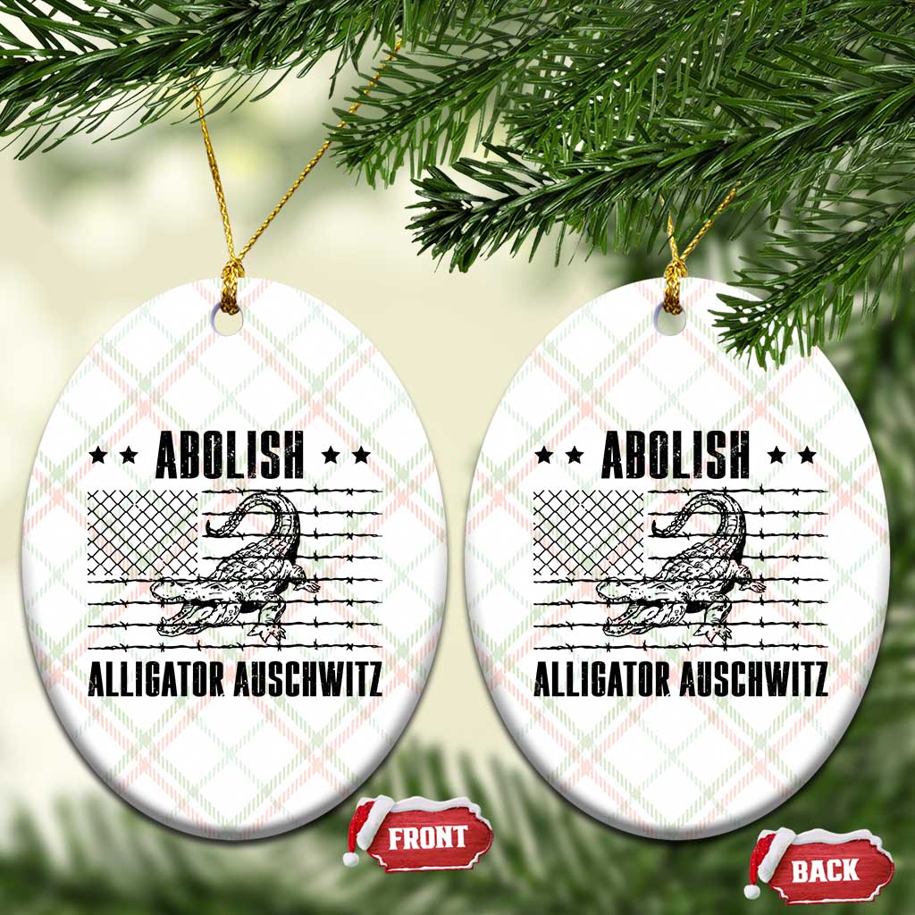 Abolish Alligator Prison Ceramic Ornament Stop Alcatraz Sace Everglades TS02 Print Your Wear