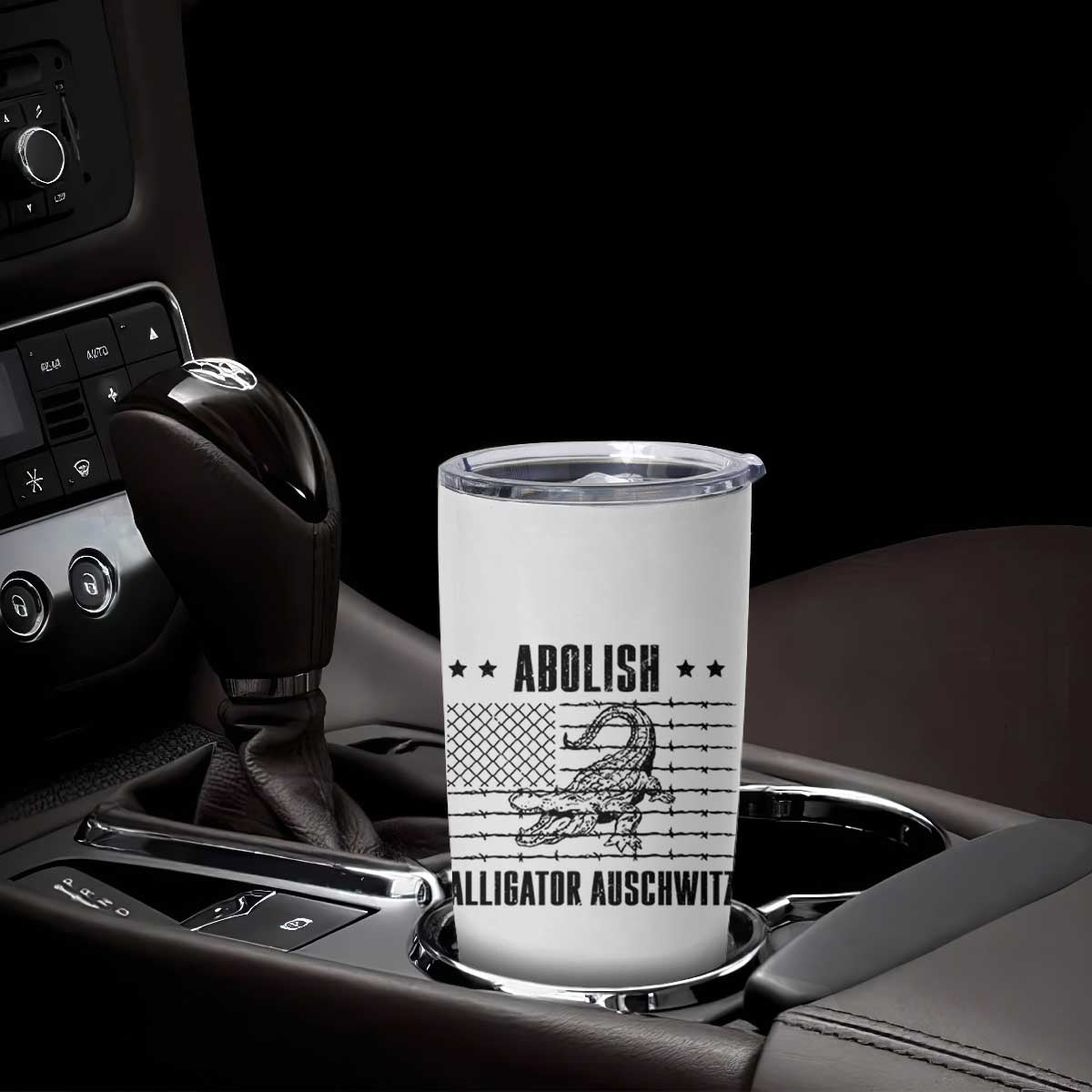 Abolish Alligator Prison Tumbler Cup Stop Alcatraz Sace Everglades TS02 Print Your Wear