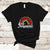 Hispanic Countries Flags Rainbow Hispanic Heritage Month T Shirt TS02 Black Printyourwear