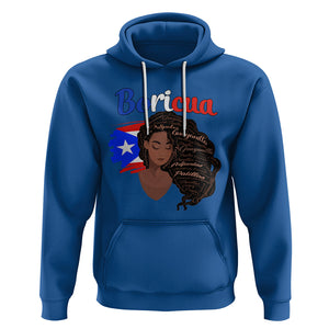 Puerto Rico Hoodie Hispanic Heirtage Month Latina Boricua Puerto Rican Flag TS02 Royal Blue Printyourwear