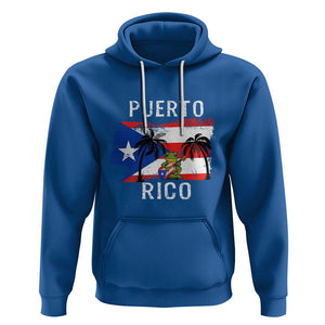 Puerto Rico Flag Spirit Animal Coqui Frog Puerto Rican Boricua Hoodie TS02 Royal Blue Printyourwear