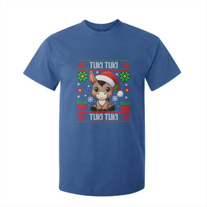 Latin American Christmas T Shirt For Kid Mi Burrito Mexican Donkey Latino Ugly Christmas TS02 Royal Blue Print Your Wear