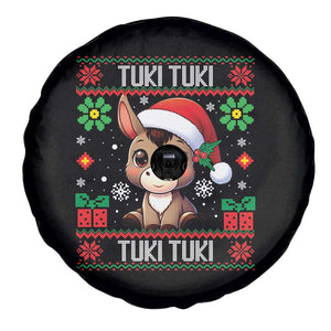 Latin American Xmas Spare Tire Cover Mi Burrito Mexican Donkey Latino Ugly Christmas TS02 Print Your Wear