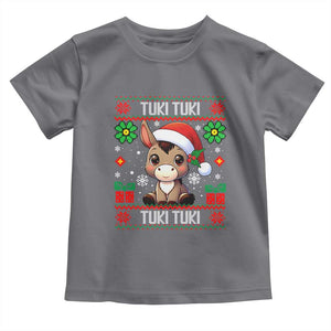 Latin American Christmas Toddler T Shirt Mi Burrito Mexican Donkey Latino Ugly Christmas TS02 Charcoal Print Your Wear