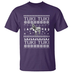 Latin American Christmas T Shirt Tuki Tuki Mi Burrito Latino Ugly Christmas TS02 Purple Print Your Wear