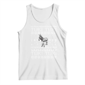 Latin American Christmas Tank Top Tuki Tuki Mi Burrito Latino Ugly Christmas TS02 White Print Your Wear