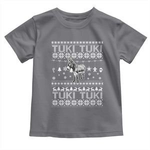 Latin American Christmas Toddler T Shirt Tuki Tuki Mi Burrito Latino Ugly Christmas TS02 Charcoal Print Your Wear